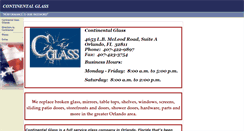 Desktop Screenshot of continentalglass.com